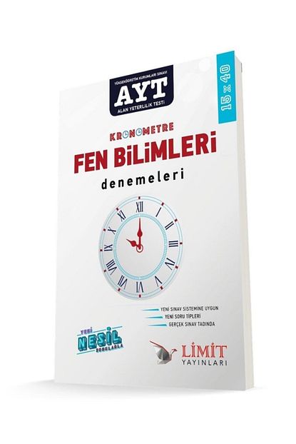 https www trendyol com limit yayinlari ayt kronometre fen bilimleri 15x40 denemeleri p 31279888