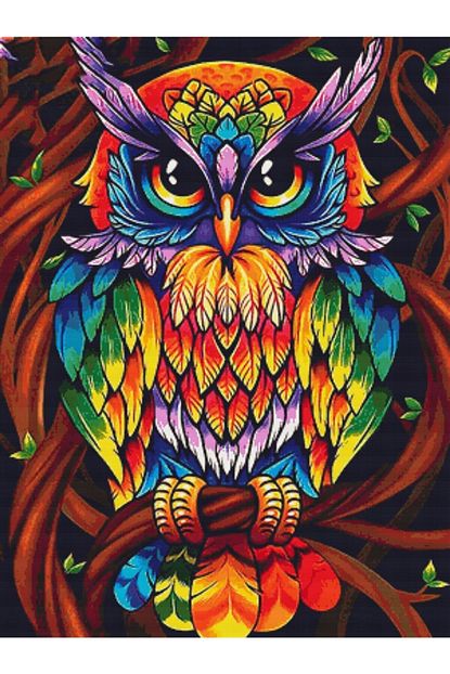 https www trendyol com movas sanat renkli baykus elmas mozaik tablo mozaik puzzle 36x48cm e2020340 p 79542268