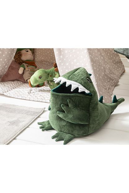 english home dinasours oyuncak sepeti 40x53 cm yesil fiyati yorumlari trendyol