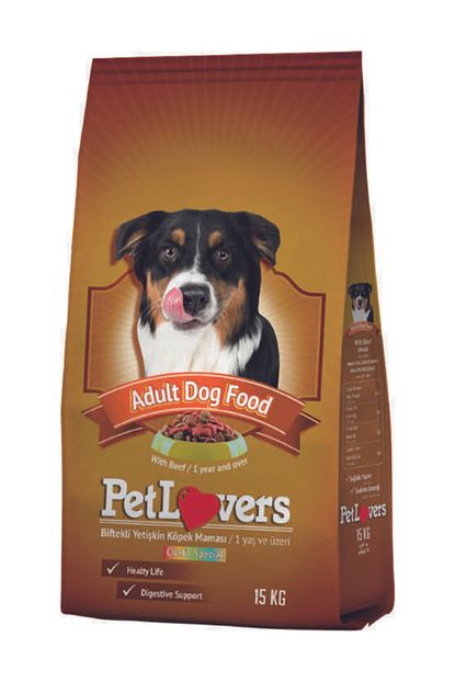 pet lovers biftekli yetiskin kopek mamasi 15 kg fiyati yorumlari trendyol