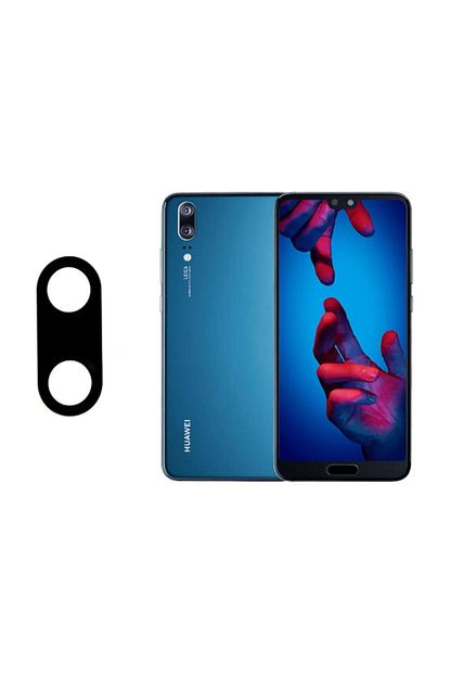 egetech huawei p20 siyah kamera cami