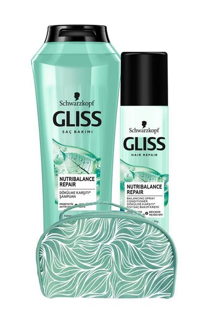 Gliss Nutribalance Sampuan 500 Ml Sivi Sac Kremi 200 Ml Makyaj Cantasi Fiyati Yorumlari Trendyol
