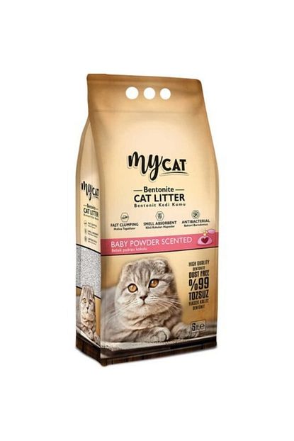 my cat mycat bebek pudrali bentonit kedi kumu ince taneli 5 lt fiyati yorumlari trendyol