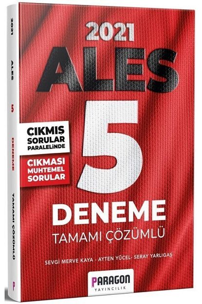 https www trendyol com paragon yayincilik 2021 ales 5 deneme sinavi cozumlu p 45595697