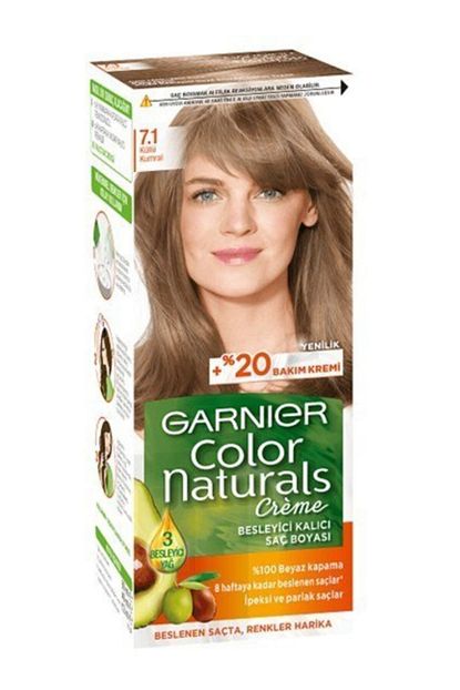 garnier color naturals sac boyasi 7 1 kullu kumral fiyati yorumlari trendyol