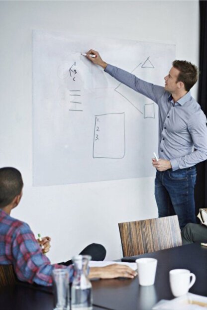 CNZ 2 Adet 90x120 Pratik Akıllı Beyaz Kağıt Tahta ( 2 Adet ...