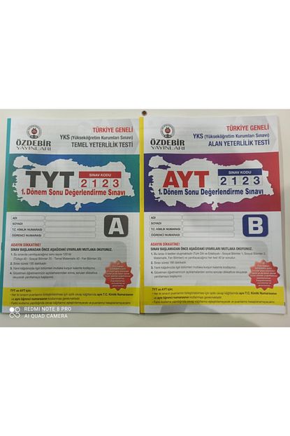 genelison prova denemesi tyt ayt