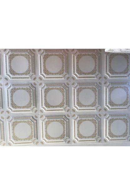 Delle Dekor Altin Motifli Strafor Duvar Dekoru 50x50 8 Adet 2m2 Fiyati Yorumlari Trendyol