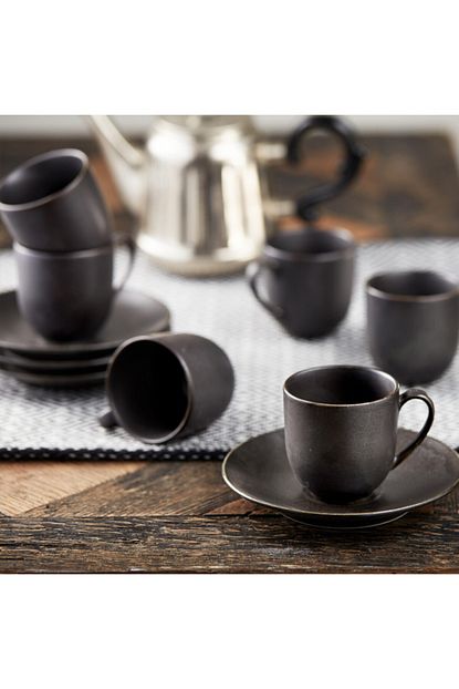 karaca terra black 6 kisilik kahve fincan takimi fiyati yorumlari trendyol