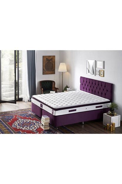 niron yatak niron purple 180x200 cift kisilik pedli yatak full ortopedik yayli yatak fiyati yorumlari trendyol