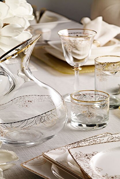 Pierre Cardin Jesse Gold 19 Parca Cam Su Seti 71077844 Fiyati Yorumlari Trendyol