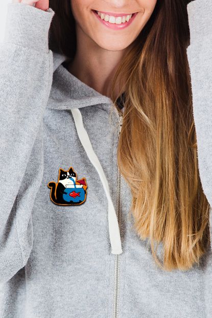 akvaryum kedi bros el yapimi ahsap