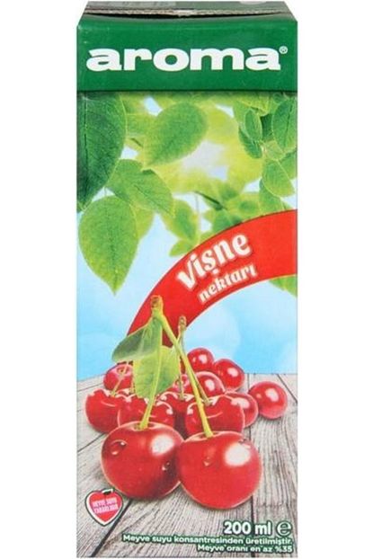 aroma meyve nektari visne 200 ml 27 adet koli fiyati yorumlari trendyol