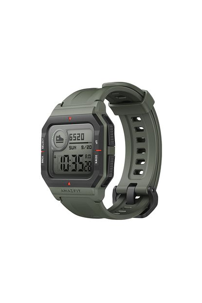 amazfit neo yesil retro akilli saat