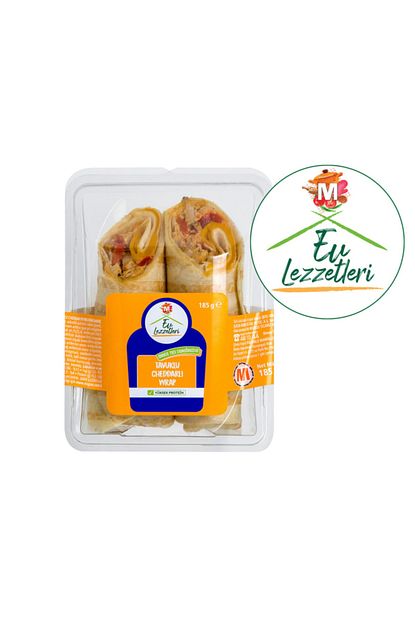 migros ev lezzetleri tavuklu cheddarli wrap 185 g fiyati yorumlari trendyol