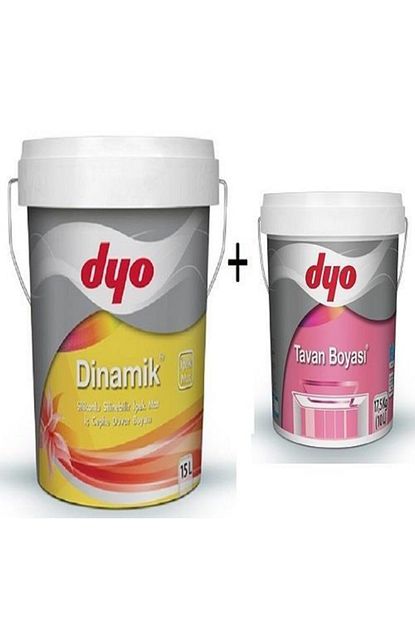 dyo dinamik ipek mat ic cephe boyasi 15 lt 10 kg tavan boyasi fiyati yorumlari trendyol