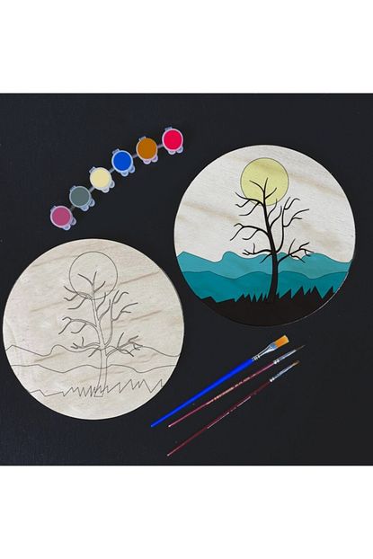 tabdiko winter tree minimalist agac