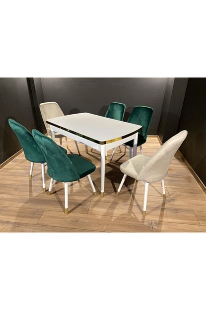 kristal evim mdf acilabilir masa sandalye takimi 6 kisilik fiyati yorumlari trendyol