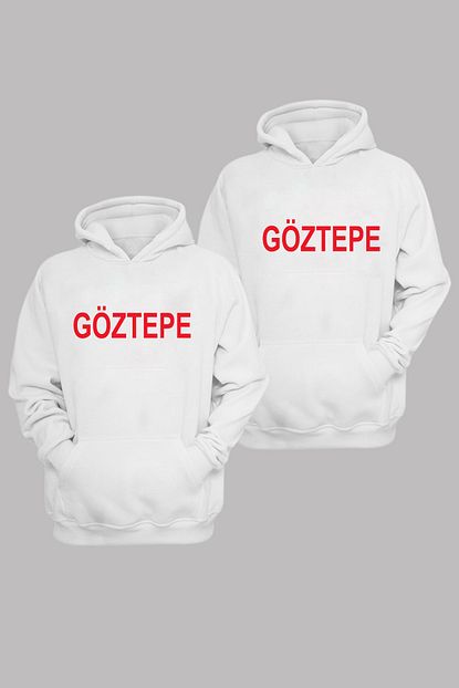 sevgili kombini goztepe pamuklu kapusonlu sweatshirt takim 2 adet 1