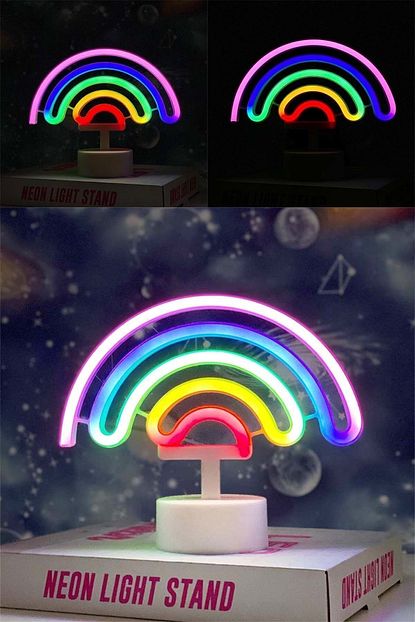 patladi gitti dekoratif gokkusagi neon led gece lambasi fiyati yorumlari trendyol