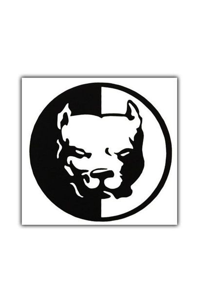 kizgin asil pitbull kopegi oto stickeri cikartmasi