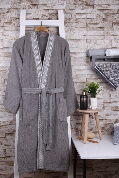 https www trendyol com baveno 100 pamuk jakarli gri kimono bornoz p 59309360