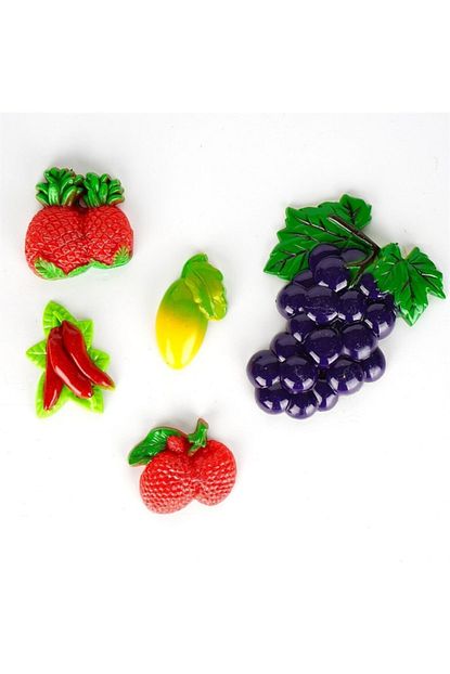 bimbambom buzdolabi magnet 5 parca meyve seti buzdolabi magneti fiyati yorumlari trendyol