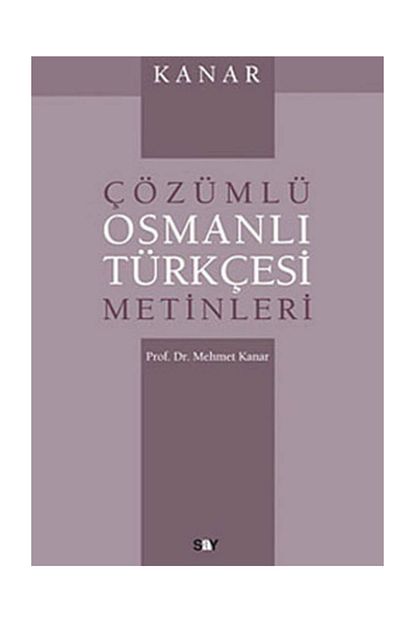 say yayinlari cozumlu osmanli turkcesi metinleri fiyati yorumlari trendyol