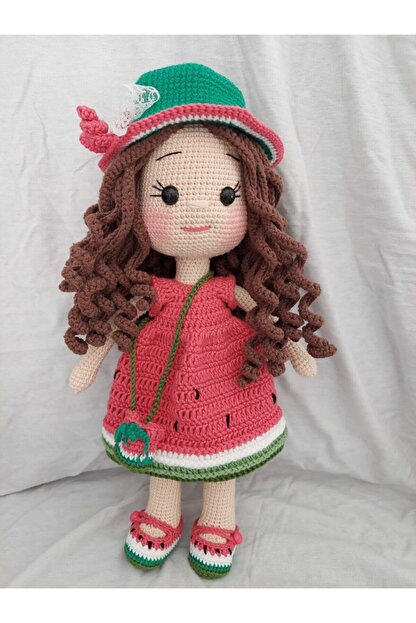 Oyuncakpark Karpuz Guzeli Bebek Amigurumi Organik Oyuncak Trendyol