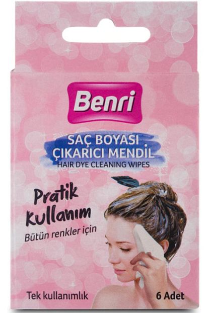 benri sac boyasi cikarici mendil 6 adet fiyati yorumlari trendyol