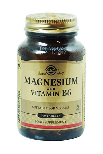 solgar magnesium with vitamin b6 100