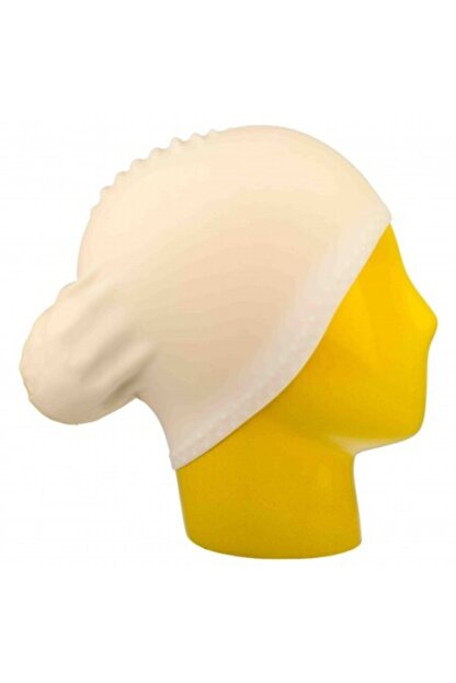 dry uzun sac silikon beyaz yuzucu bonesi havuz deniz yuzucu bone fiyati yorumlari trendyol