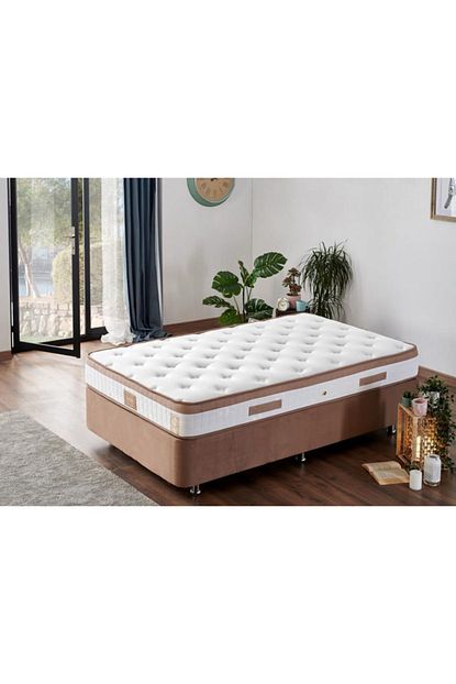 niron yatak latte 120x200 bir bucuk kisilik full ortopedik sert yatak fiyati yorumlari trendyol