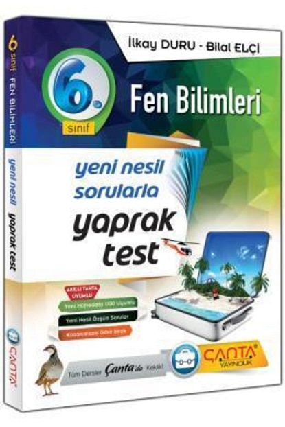 6 sinif fen bilimleri yaprak test