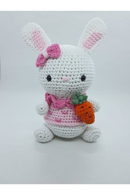 minik tavsan amigurumi dogal oyuncak