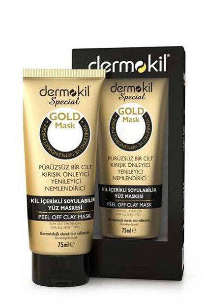 Dermokil Soyulabilir Kil Icerikli Gold Maske 75 Ml 8697916005667 Fiyati Yorumlari Trendyol