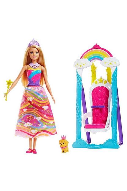 barbie dreamtopia gokkusagi prensesi ve salincagi fjd06 fiyati yorumlari trendyol