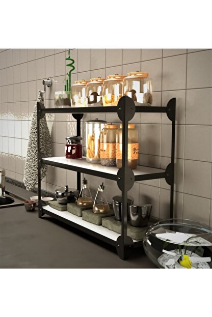 Codmodist Siyah Metal Tezgah Ustu Organizer Raf Fiyati Yorumlari Trendyol