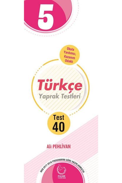 5 sinif turkce yaprak test 40 test