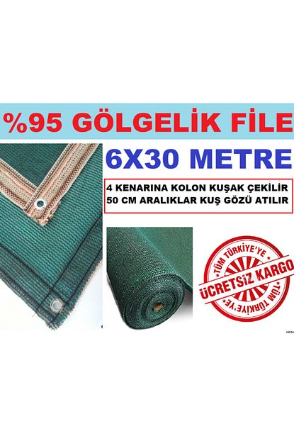 ekodoga golgelik file 6x30metre 95 lik