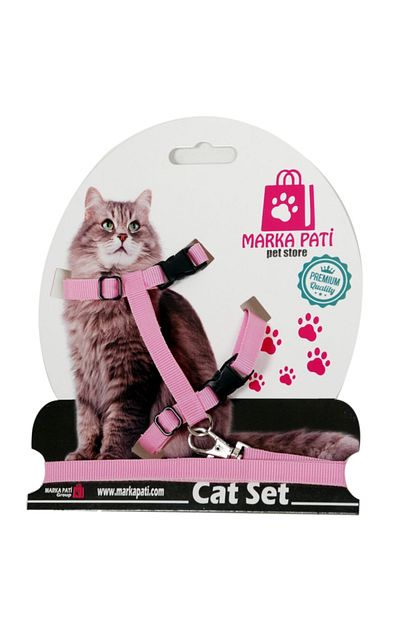 Marka Pati Kedi Pembe Gogus Tasma Seti Trendyol