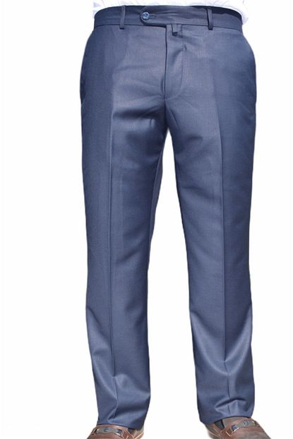 R Germen Erkek Lacivert Regular Fit Kumas Pantolon Trendyol