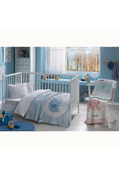 Tac Pamuk Bebek Battaniye Happy Mint Trendyol