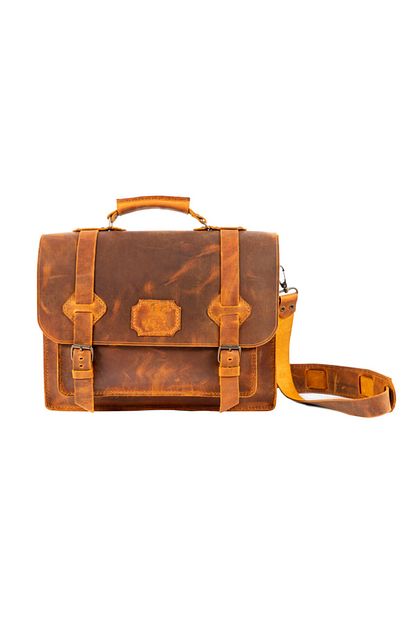 Derifix T61 Camel El Yapimi Hakiki Deri Laptop Cantasi Trendyol