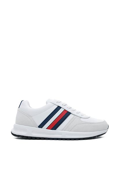 Tommy Hilfiger Erkek Beyaz Spor Ayakkabi Trendyol