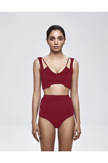 Monument Swimwear Kadin Kirmizi Mayo Veles Red Trendyol