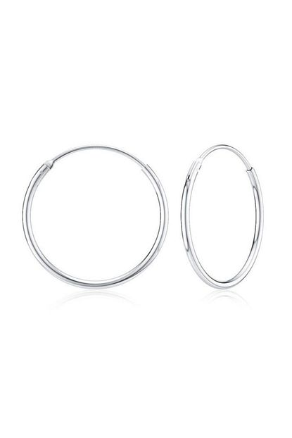 Erer Gumus Gumus 16 Mm Ince Tassiz Halka Kupe Trendyol