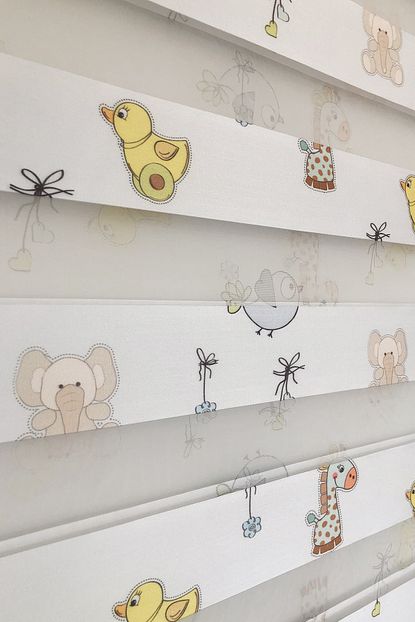 Brillant Zebra Stor Perde Cocuk Ve Bebek Odasi Perdesi Animals 140 X 200 Trendyol