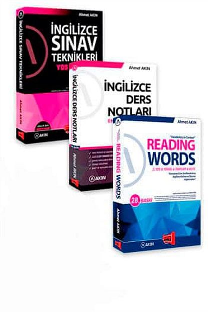 Akin Dil Egitimi Akin Dil Yargi Yayinlari Yds Ingilizce Sinav Teknikleri Ders Notlari Reaading Words Trendyol