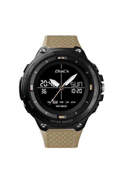 Dial X Dual Time Dijital Analog Erkek Kol Saati Trendyol